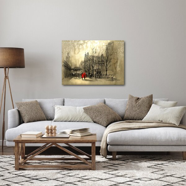 Kép - A város vázlata (70x50 cm)