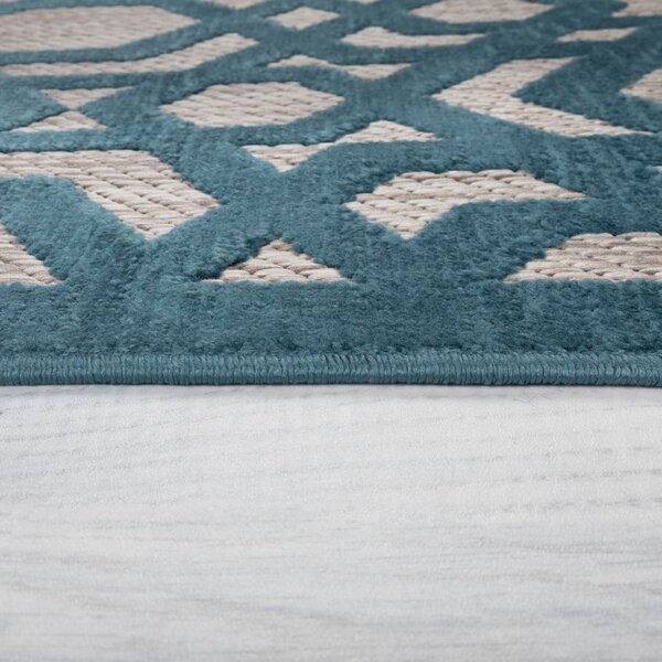 Kék kültéri futószőnyeg 150x80 cm Oro - Flair Rugs