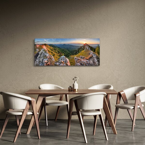Kép - Hegyi táj (120x50 cm)