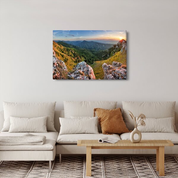 Kép - Hegyi táj (90x60 cm)