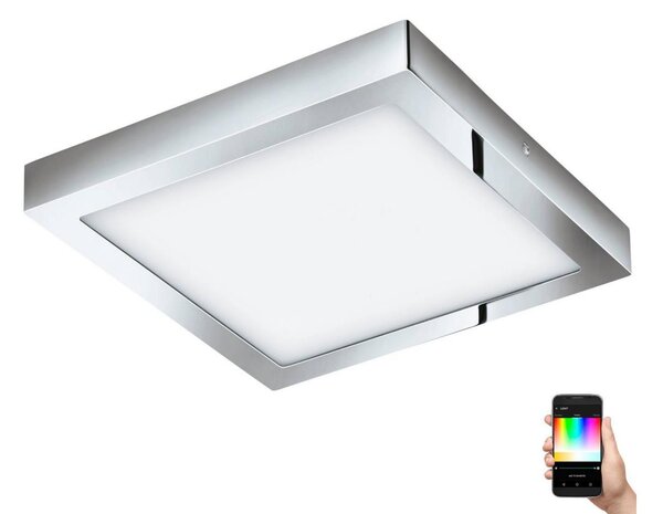 Eglo Eglo 33668-LED RGBW Dimmelhető fürdőszobai lámpa FUEVA-C 21W/230V 30x30cm EG33668