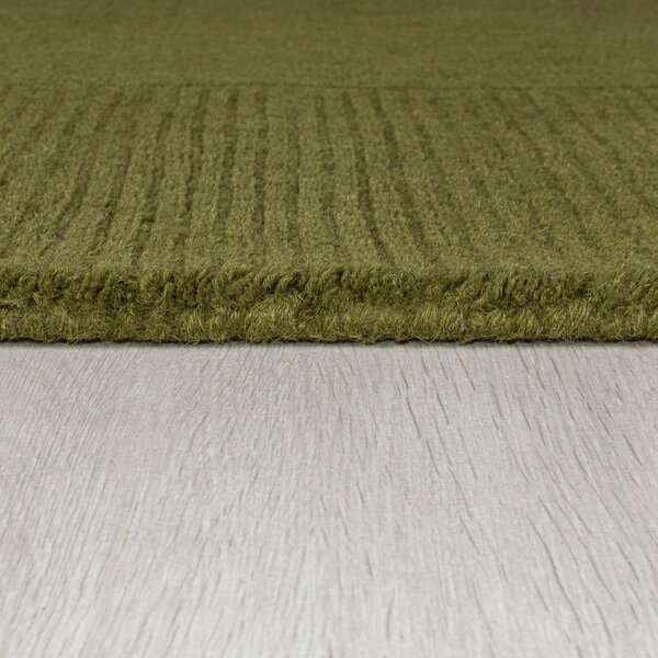 Zöld gyapjú szőnyeg 120x170 cm – Flair Rugs