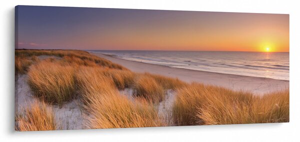 Kép - Strand naplementében (120x50 cm)
