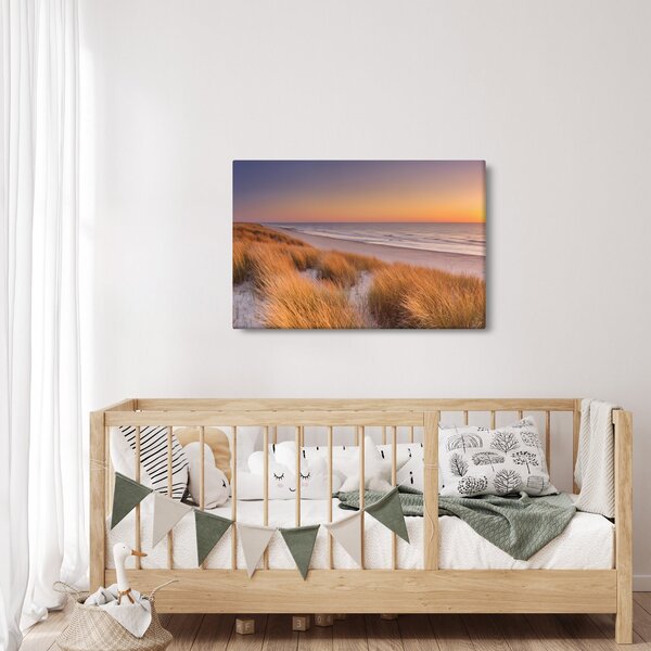 Kép - Strand naplementében (90x60 cm)