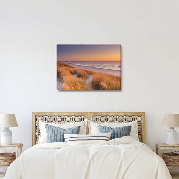 Kép - Strand naplementében (70x50 cm)