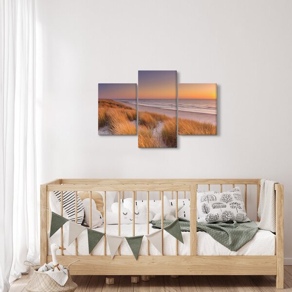 Kép - Strand naplementében (90x60 cm)