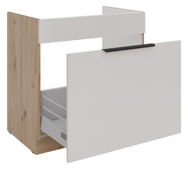 Moduláris mosogatószekrény fiókkal Sole 152, 80x52cm, Laminált forgácslap