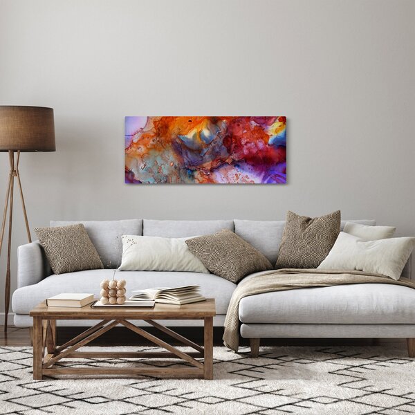Kép - Absztrakt tinta művészet (120x50 cm)