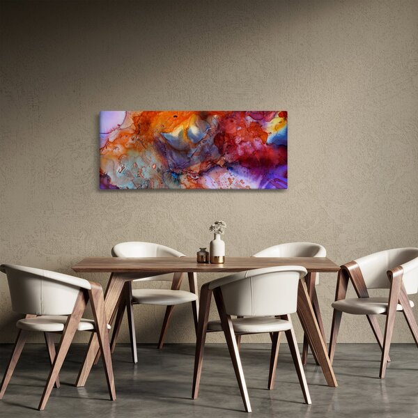 Kép - Absztrakt tinta művészet (120x50 cm)