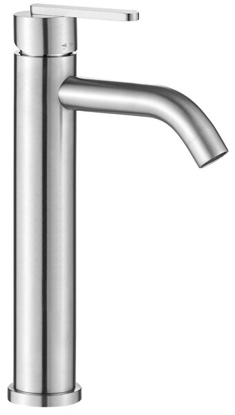 Rea Ontario, magas mosdócsaptelep h-300, csiszolt acél, REA-B5510