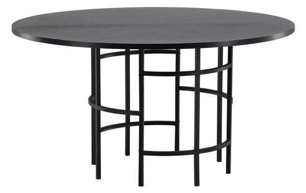 Asztal Dallas 243, 74cm, Fekete