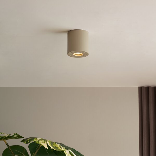 Modern mennyezeti spotlámpa taupe GU10 50mm IP44 - Capa