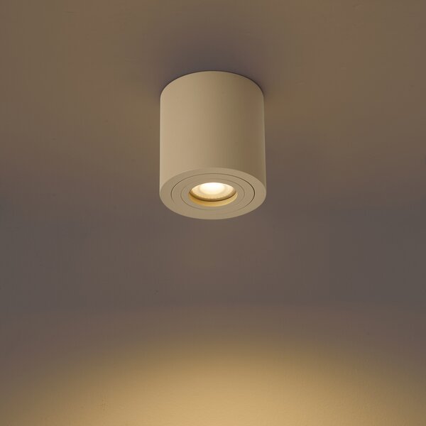 Modern mennyezeti spotlámpa taupe GU10 50mm IP44 - Capa