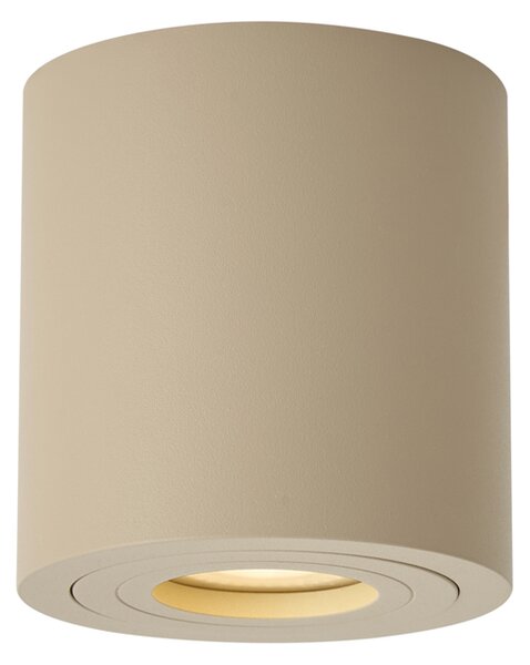 Modern mennyezeti spotlámpa taupe GU10 50mm IP44 - Capa