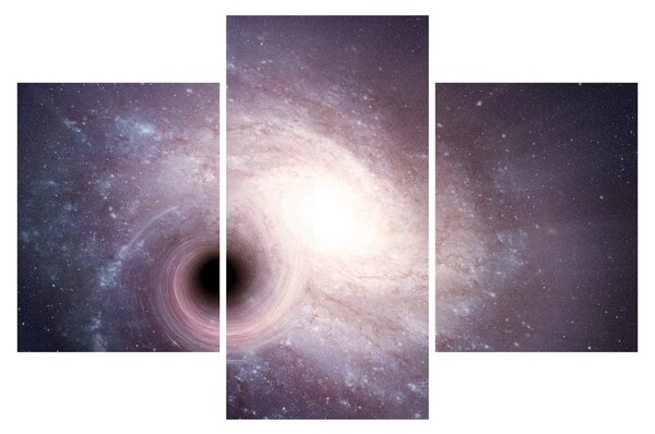 Kép - Spirálgalaxisok (90x60 cm)