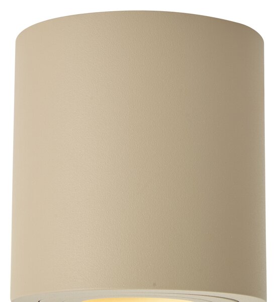 Modern mennyezeti spotlámpa taupe GU10 50mm IP44 - Capa