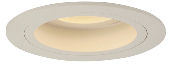 6 darabos modern, bézs színű, süllyesztett spotlámpa készlet GU10 50mm-es, forgatható és dönthető - Chuck