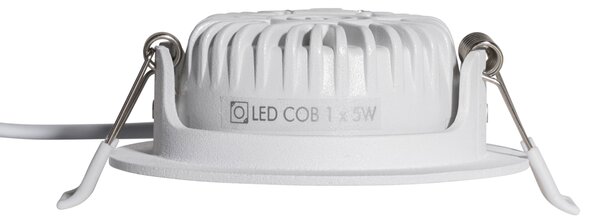 6 darabos modern, ultravékony, fehér, beépíthető spotlámpa szett LED-del, IP54 - Pupil