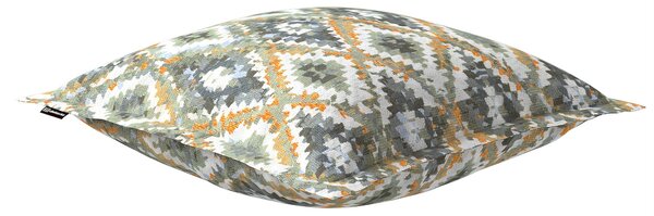 Párnahuzat Mona termék színe kék szövet fonott, mintás