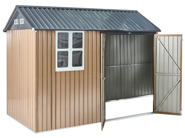 Kerti fészer NOCCIANO 313 cm 220 cm Barna