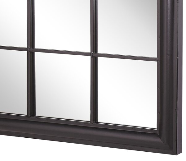 Falitükör TREVOL 77 cm 130 cm Fém Fekete