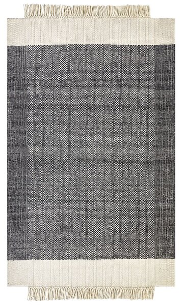 Szőnyeg ATLANTI Fekete 140 x 200 cm Gyapjú
