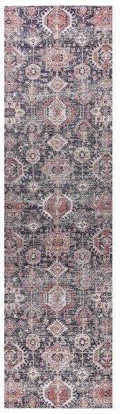 Szőnyeg KURIN Kék 80 x 300 cm Pamut