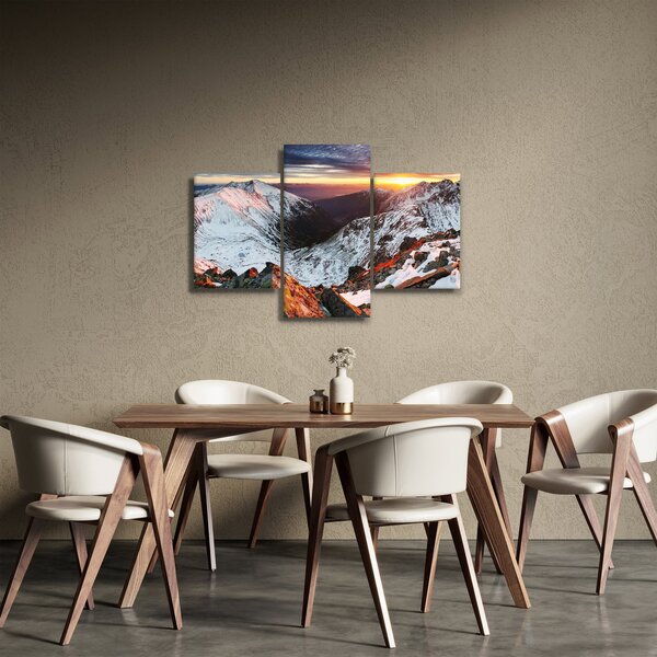Kép - Téli hegyi panoráma (90x60 cm)