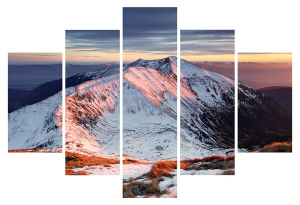 Kép - Téli hegyi panoráma II. (150x105 cm)