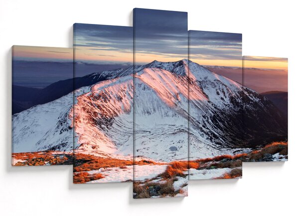 Kép - Téli hegyi panoráma II. (150x105 cm)