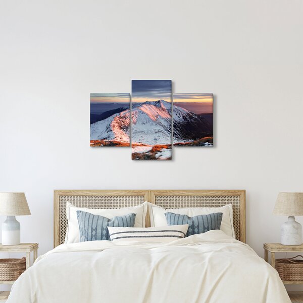 Kép - Téli hegyi panoráma II. (90x60 cm)
