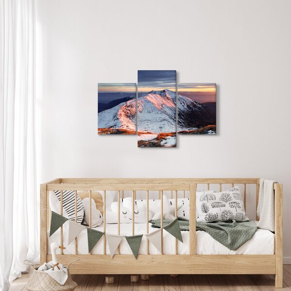 Kép - Téli hegyi panoráma II. (90x60 cm)