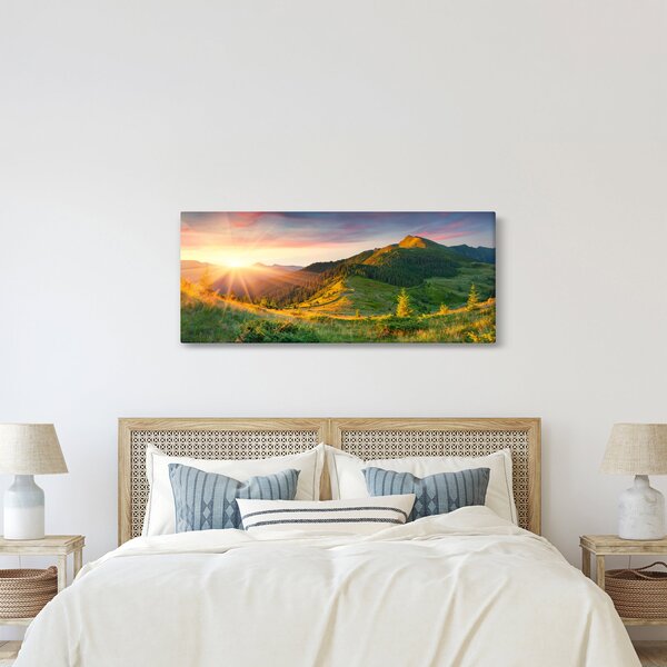 Kép - Nyári táj (120x50 cm)