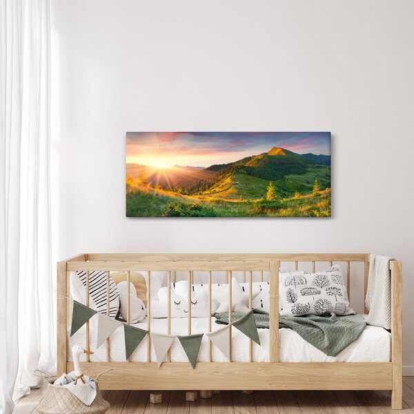 Kép - Nyári táj (120x50 cm)