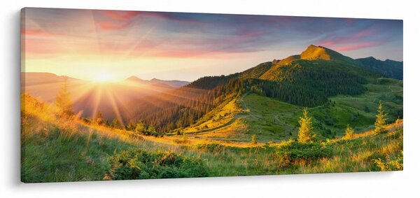 Kép - Nyári táj (120x50 cm)