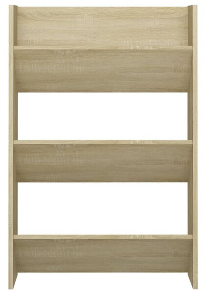 2 db sonoma-tölgy fali cipősszekrény 60 x 18 x 90 cm