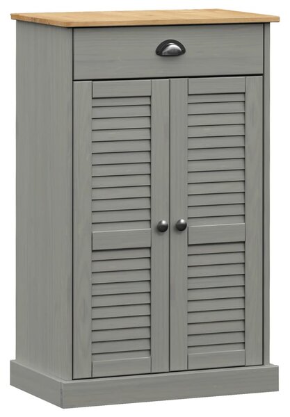 VIGO tömör fenyőfa cipőszekrény 60x35x96 cm