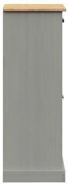 VIGO tömör fenyőfa cipőszekrény 60x35x96 cm