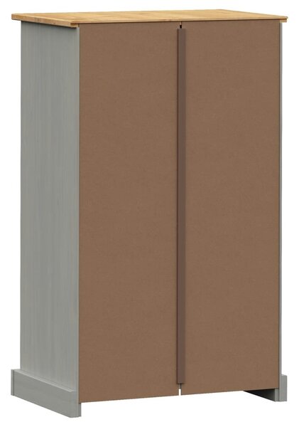 VIGO tömör fenyőfa cipőszekrény 60x35x96 cm