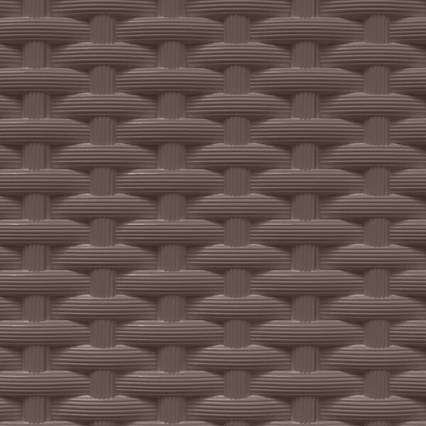 2 db barna polipropilén növénytartó 30 x 30 x 37 cm