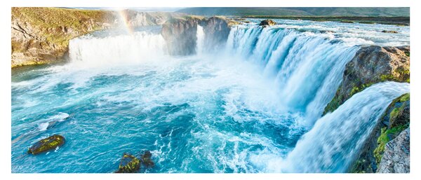 Kép - Godafoss vízesés (120x50 cm)