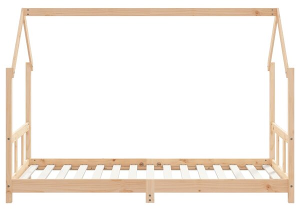 Tömör fenyőfa gyerekágykeret 90 x 190 cm