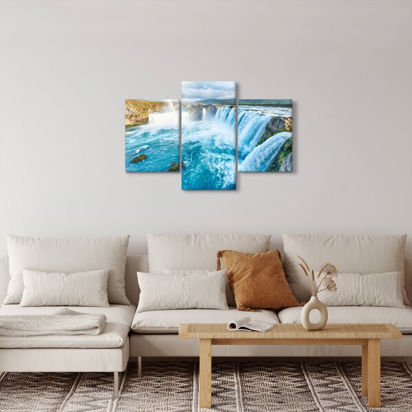 Kép - Godafoss vízesés (90x60 cm)