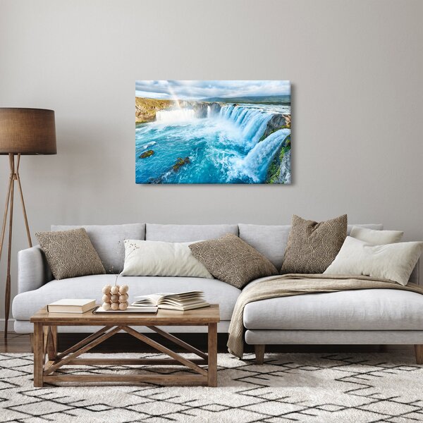 Kép - Godafoss vízesés (90x60 cm)