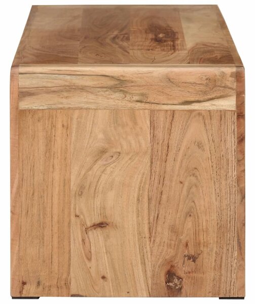 Tömör akácfa TV-szekrény 110 x 33 x 33 cm
