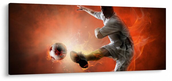 Kép - A focista (120x50 cm)