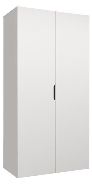 Gardróbszekrény Hartford 509, Laminált forgácslap, 202x100x50cm, Fehér