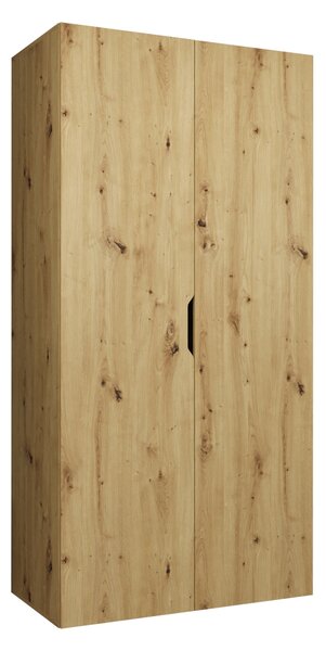 Gardróbszekrény Hartford 509, Laminált forgácslap, 202x100x50cm, Artisan tölgy
