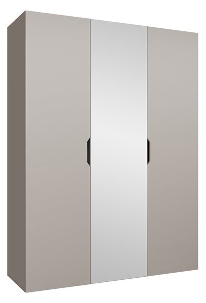 Gardróbszekrény Hartford 512, Laminált forgácslap, 202x150x50cm, Kasmír