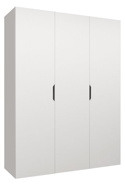 Gardróbszekrény Hartford 511, Laminált forgácslap, 202x150x50cm, Fehér